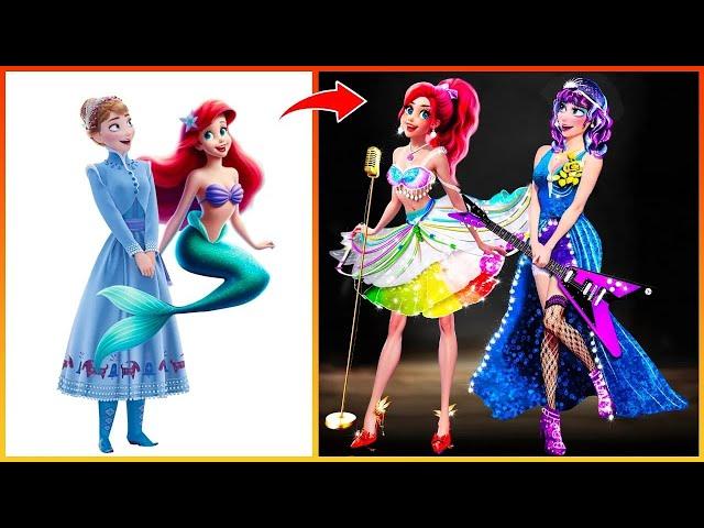 Glow Up Anna and Ariel Into Music Star | Fashion Wow