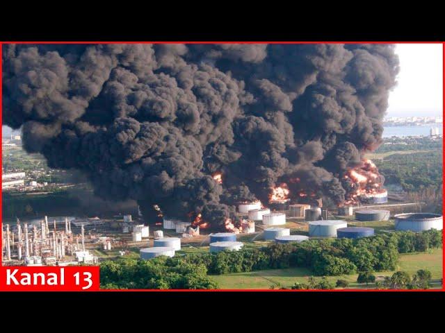 Major destruction at Engels base; 7 fuel tanks, thousands of tons of fuel destroyed after strikes