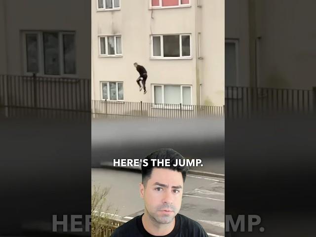 Bro took a leap of faith 