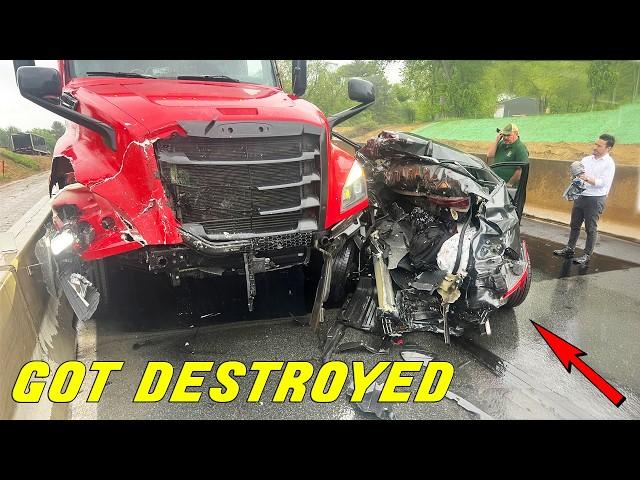 BEST OF SEMI-TRUCK CRASHES | Road Rage, Hit and run, Brake checks | COMPILATION 2024