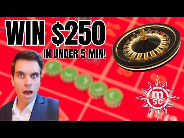 WIN $250 FAST!  DO  THIS ROULETTE STATEGY TONIGHT! 