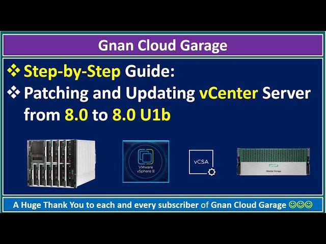Step-by-Step Guide | Patching and Updating vCenter Server from 8.0 to 8.0 U1b | Part 1