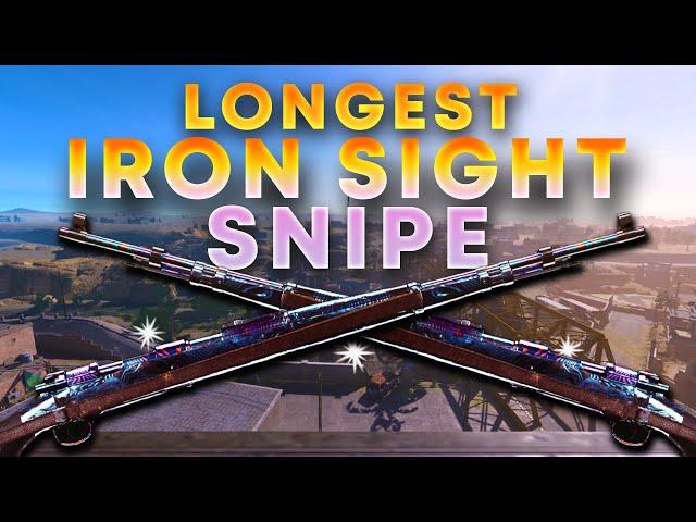 How Long Can You Snipe with Iron Sights? #shorts