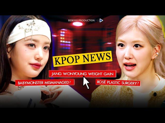 Kpop News: Rosé Plastic Surgery? IVE’s Jang Wonyoung Weight Gain. BABYMONSTER’s Ahyeon Weak Dancing