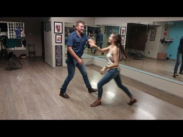 Divan and Danè dancing Country Swing #dance #country #fun