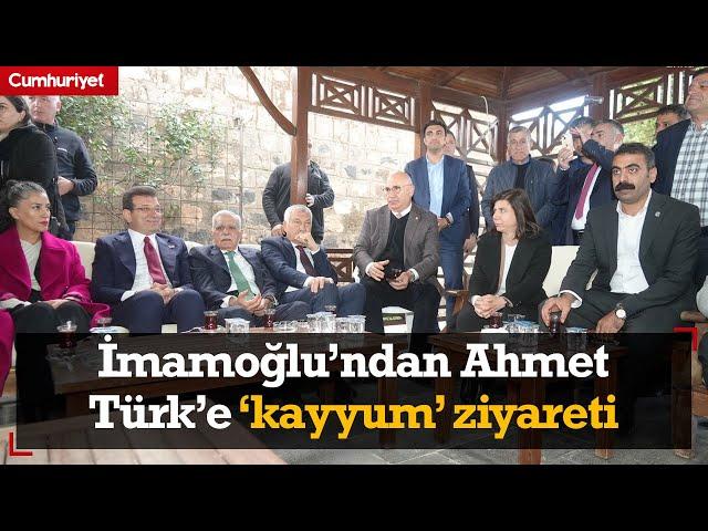 Ekrem İmamoğlu'ndan Ahmet Türk'e 'kayyum' ziyareti