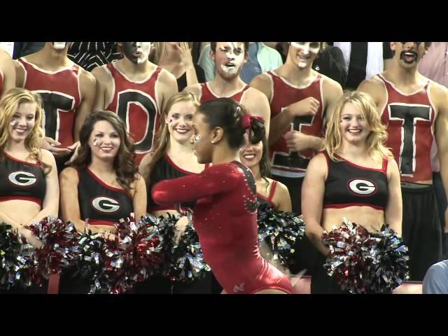 GA Gymdogs vs LSU Gymnastics 2012 Floor