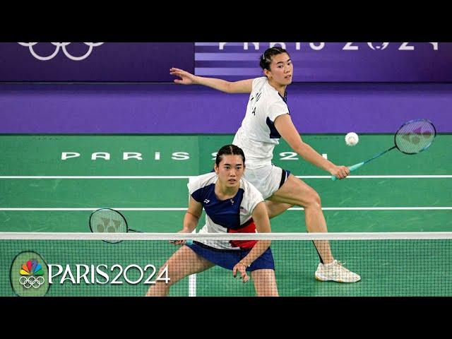 China's Liu, Tan handle Team USA's Xu twins in badminton | Paris Olympics | NBC Sports