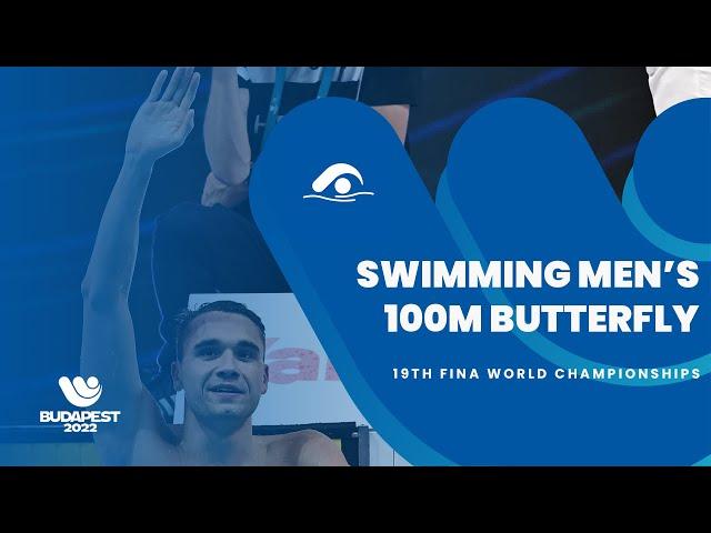 Swimming Men | 100m Butterfly | Highlights | 19th Fina World Championships Budapest 2022