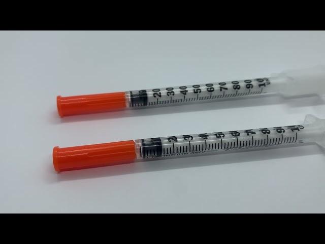 Diabetic Insulin Syringes, Diabetic Syringes, Insulin Syringes