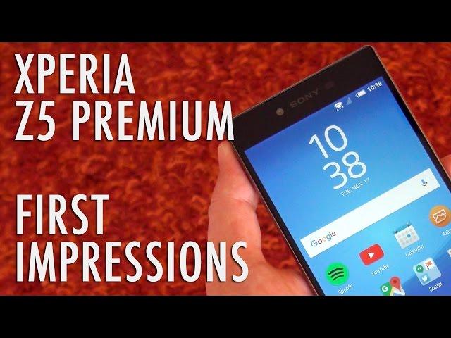 SONY Xperia Z5 Premium First Impressions: Expensive Bragging Rights | Pocketnow