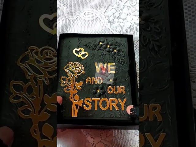 Scrapbook album | Anniversary Scrapbook album | Wedding scrapbook | Photo album |Handmade scrapbook