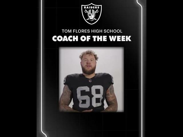 Wes Pacheco of Mojave HS named Las Vegas Raiders Tom Flores Coach of the Week