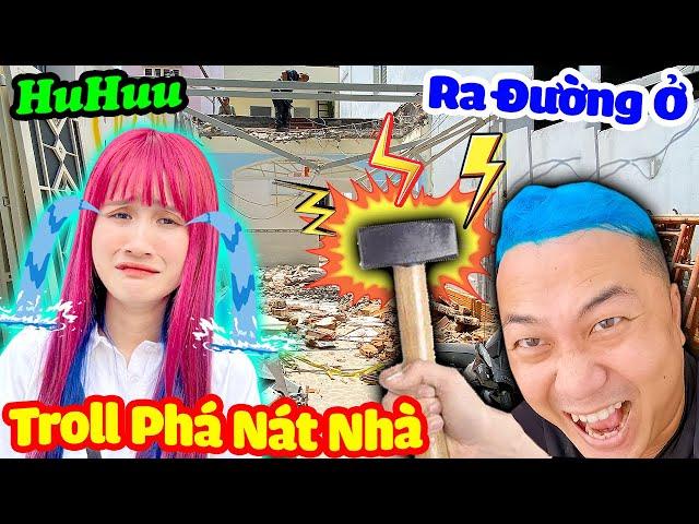 Anh Đức TROLL Đập Nát Nhà Xem Phản Ứng Của Chị Vê - Vê Vê Channel