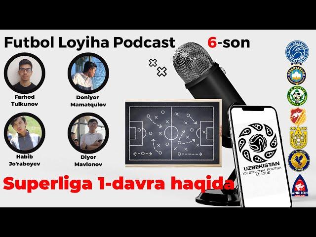 Futbol Loyiha Podcast 6-son | Superliga 1-davra haqida