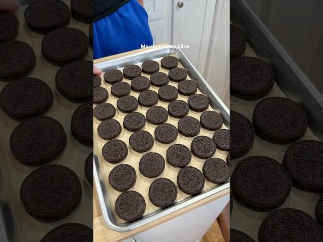 Marshmallows Oreo Healthy Bites #recipe #dessert #heathyrecipe #asmrcooking #shorts