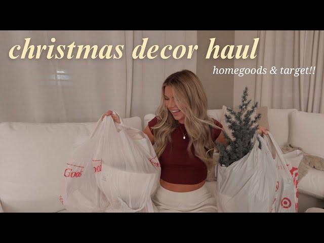 target & homegoods christmas decor haul 