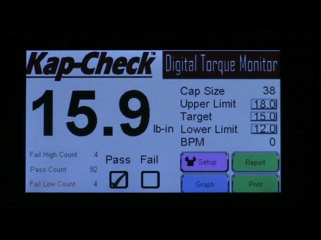 Precision: Kap-Check™ - KC15 Digital Torque Monitor for SureKap Cappers