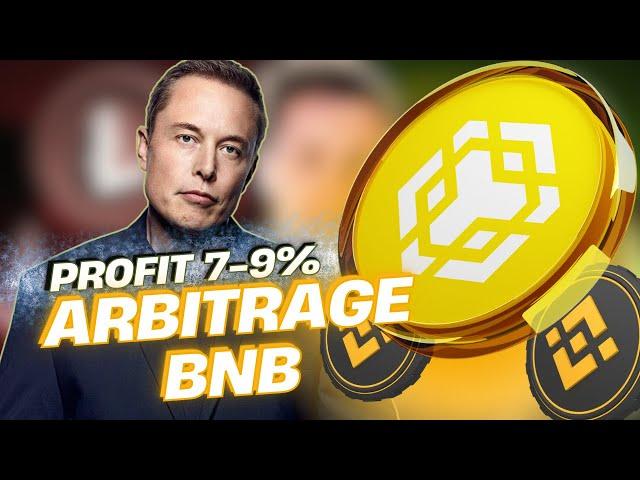 Crypto Trading Strategy: Simple BNB Arbitrage Strategy For 7-9% Profits | Crypto Arbitrage