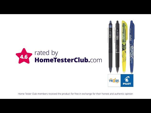 Frixion Pilot Pen featured by Home Tester Club UK