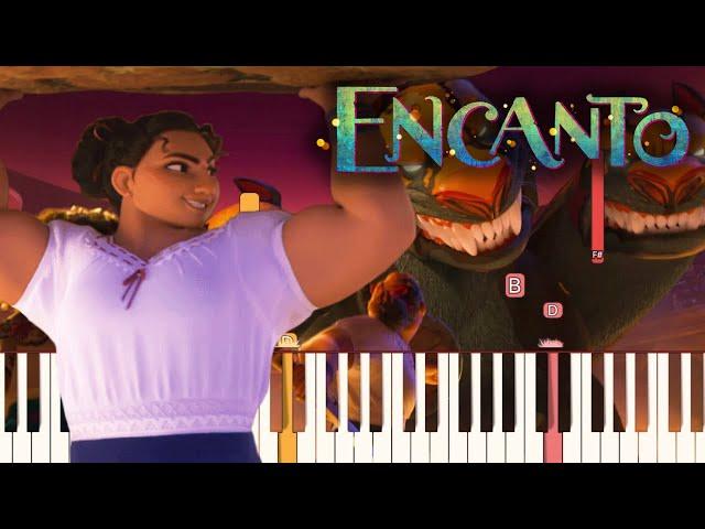 Surface Pressure - Encanto | Piano Tutorial (Synthesia)