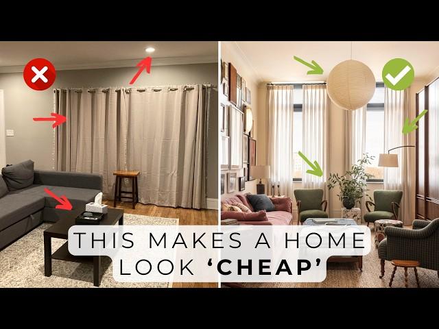 9 Reasons Why Your Home Look Cheap & How To Fix Them