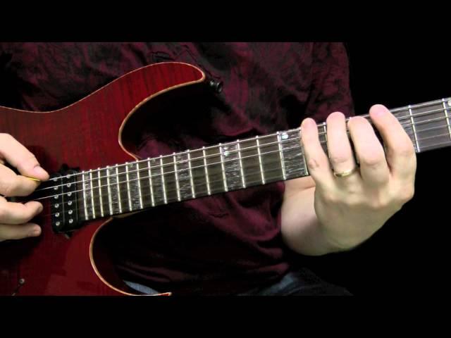 A Harmonic Minor lick - Guitar Lesson