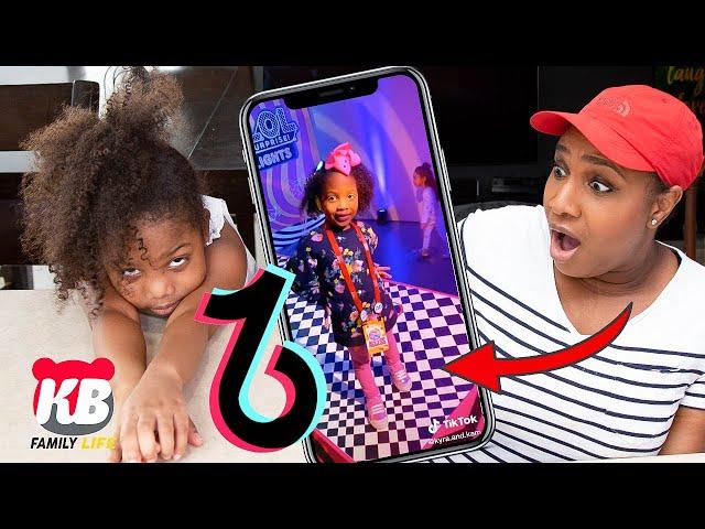 Reacting to Our Daughters TikTok [Part 2] | KB FAMILY LIFE