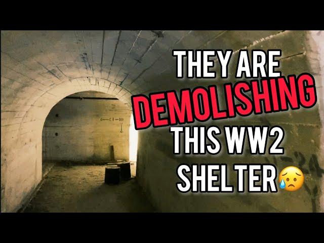 These WW2 Tunnels are being DEMOLISHED