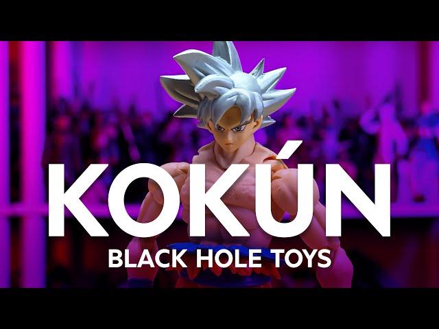 Ultra Instinct Goku action figure unboxing from Black Hole Toys