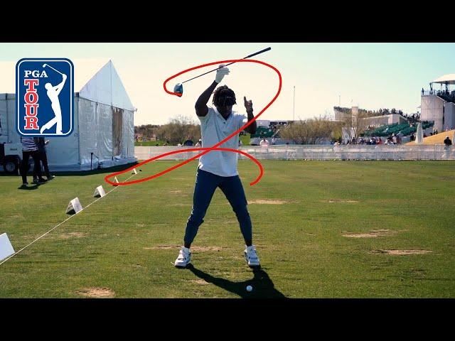 Snappy Gilmore’s one-handed swing is INSANE!