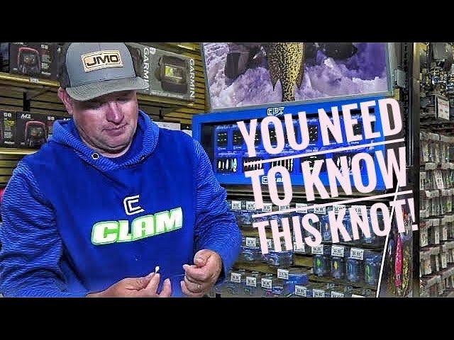 The Ice Fishing Knot You Need to Know!  Best Knot for Small Horizontal Panfish Jigs