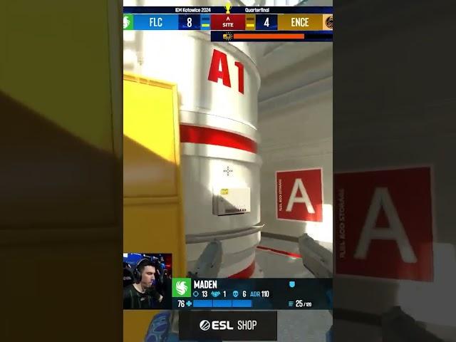 Maden 1 vs 3 vs Ence ! THE COWBOY OF NUKE