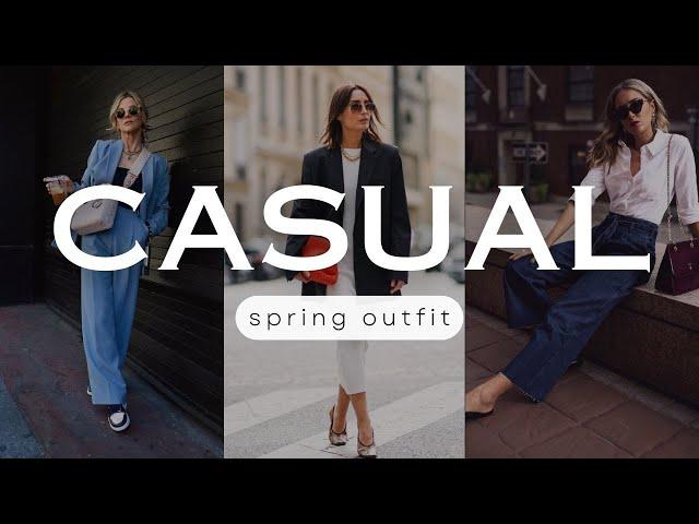 Casual Spring Outfits: Chic Street Style Inspiration for Effortless Fashion | 2024 Fashion Trends