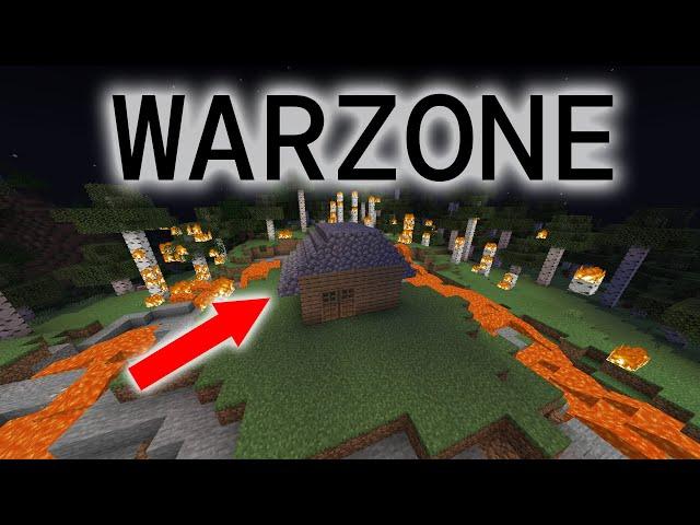 making houses in the middle of a warzone | GoKits Minecraft