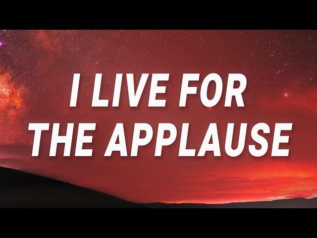 Lady Gaga - I live for the applause (Applause) (Lyrics)