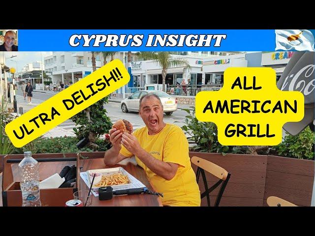 ULTRA DELISH Dinner at The All American Grill, Protaras Cyprus.