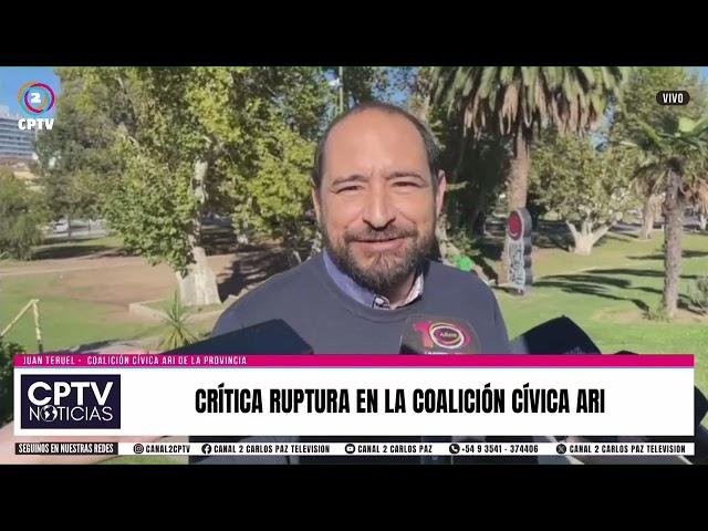  Crítica ruptura en la coalición cívica ARI