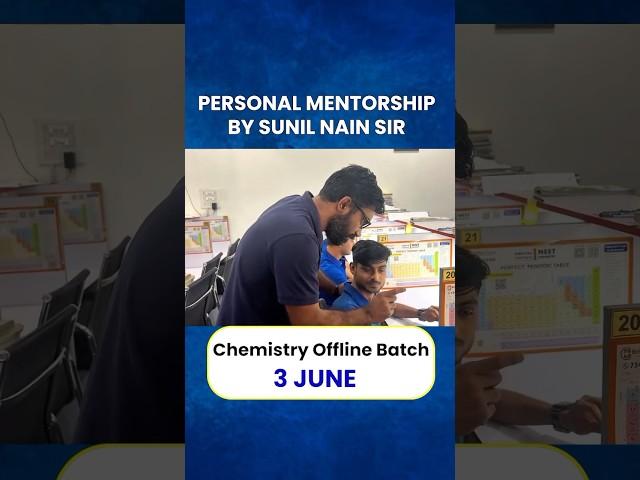Sunil sir personal guidance at BeWise Classes #NEET2026