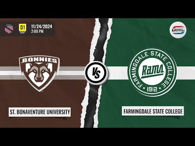 AAU Division 1 Mens Ice Hockey | St. Bonaventure University vs Farmingdale State College