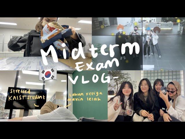 Uni diaries | Persiapan Ujian di Korea, study group  + What's in my bag!