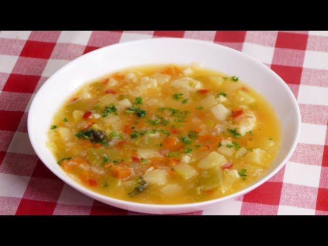 This vegetable soup doesn´t have ANYTHING of grease