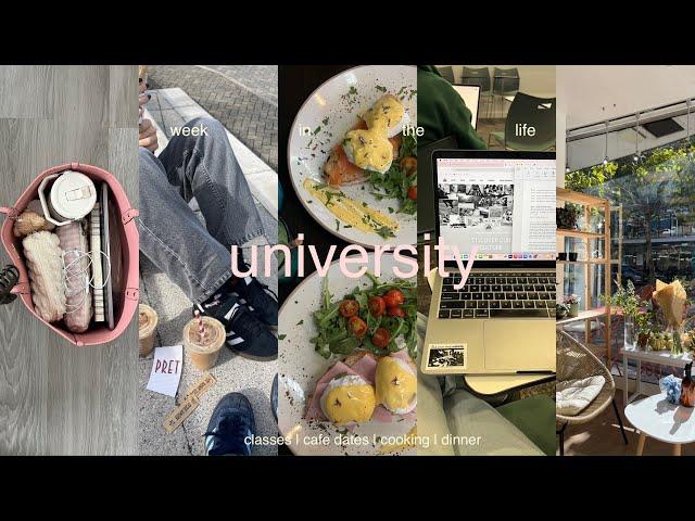 first week of uni as a second year marketing student | lectures, cafe dates & uni life