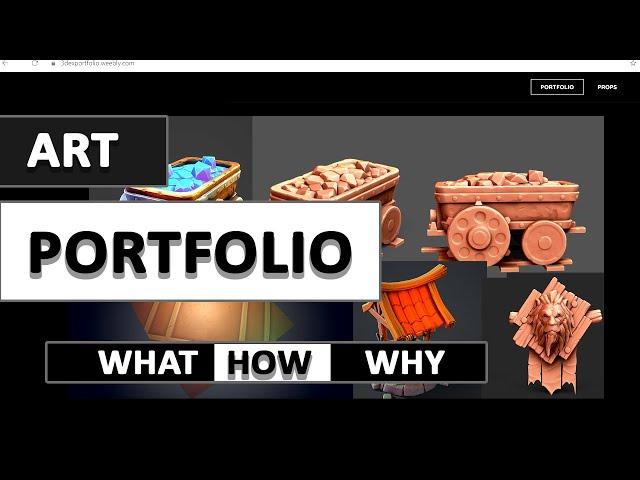 Putting together an online Art Portfolio - Tips and How to