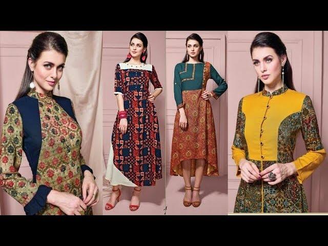 Double layer kurti designs 2018 | Latest kurti designs | layered kurti design ideas | Trendy India