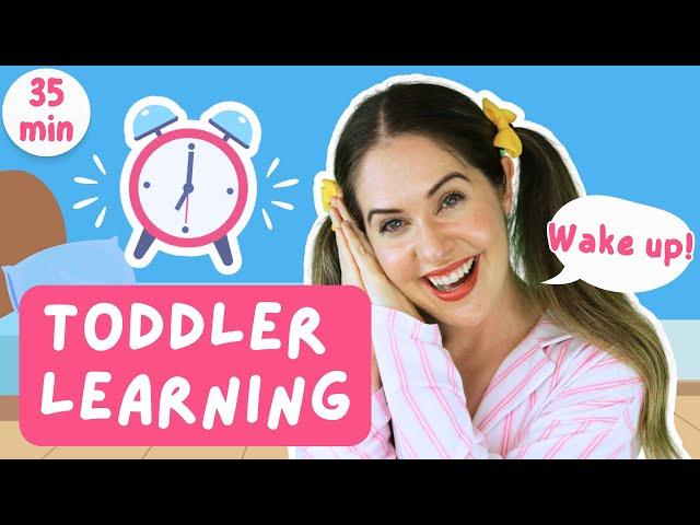Get ready with Ms Catherine! Morning routines, breakfast, music class | Preschool & toddler learning