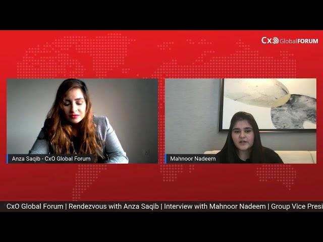 CxO Global Forum | Interview with Mahnoor Nadeem