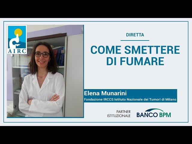 Consigli per smettere di fumare - Elena Munarini