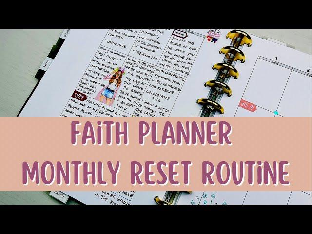 Faith Plan With Me #faithplanner