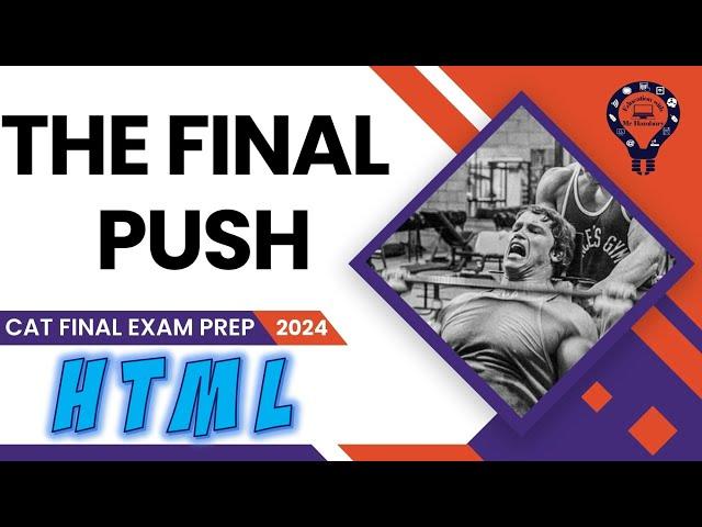 The Final Push | Grade 12 | 2024 | HTML